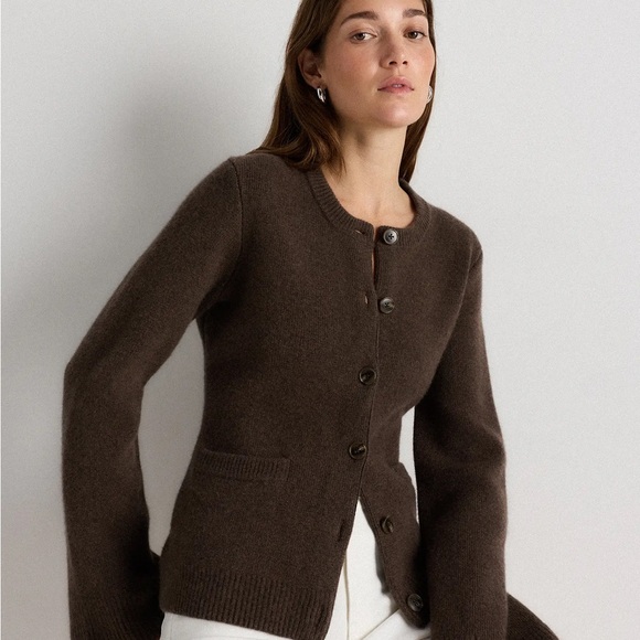 Quince Sweaters - Quince - Mongolian Cashmere Structured Cardigan - price is firm